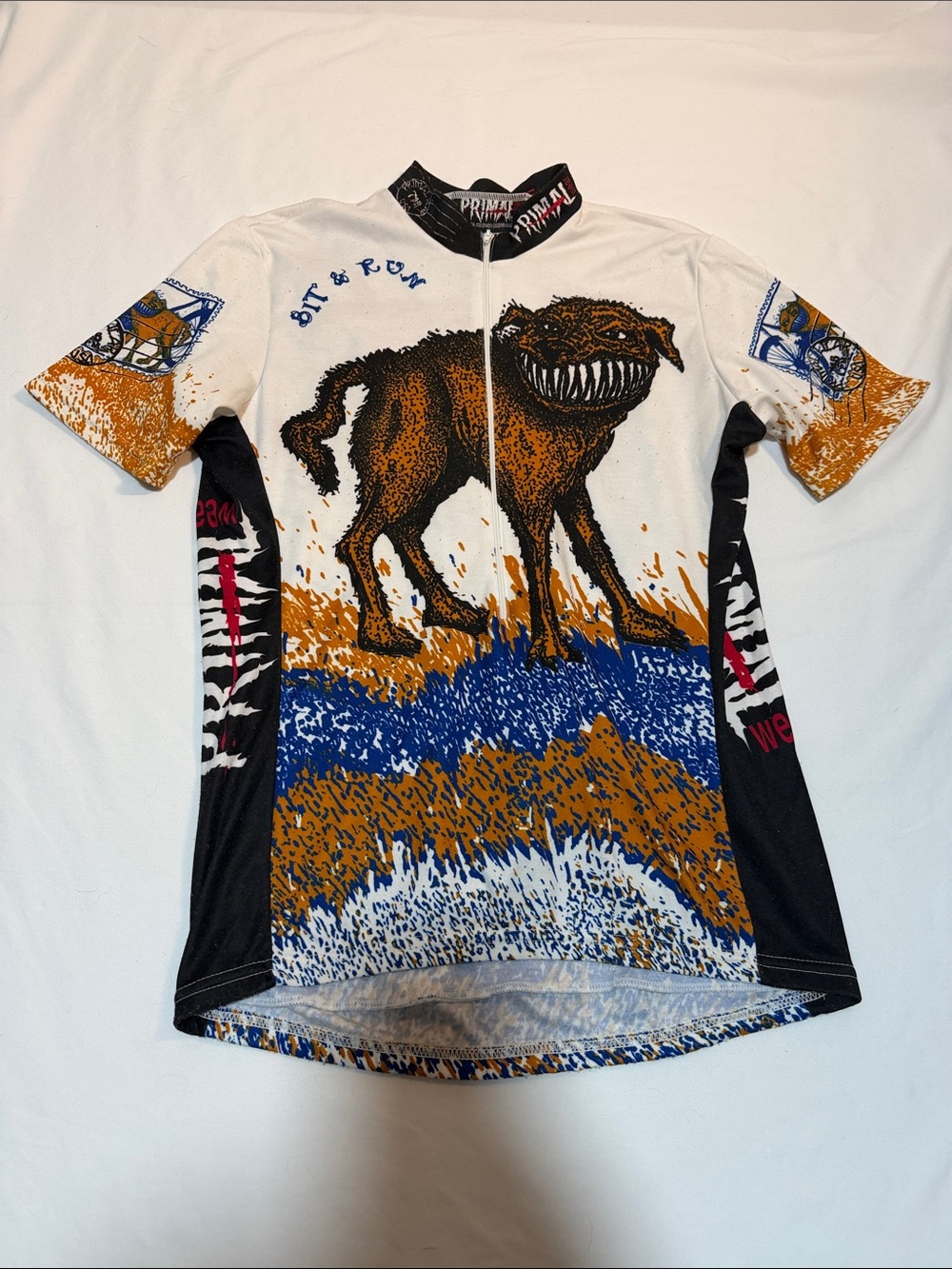 Primal Wear Men's S Vintage Short Sleeve Cycling Jersey